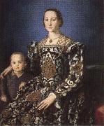 Agnolo Bronzino Portrait of Eleonora of Toledo with Her Son Giovanni de'Medici France oil painting artist